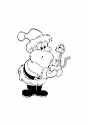 coloriages de Noël école maternelle